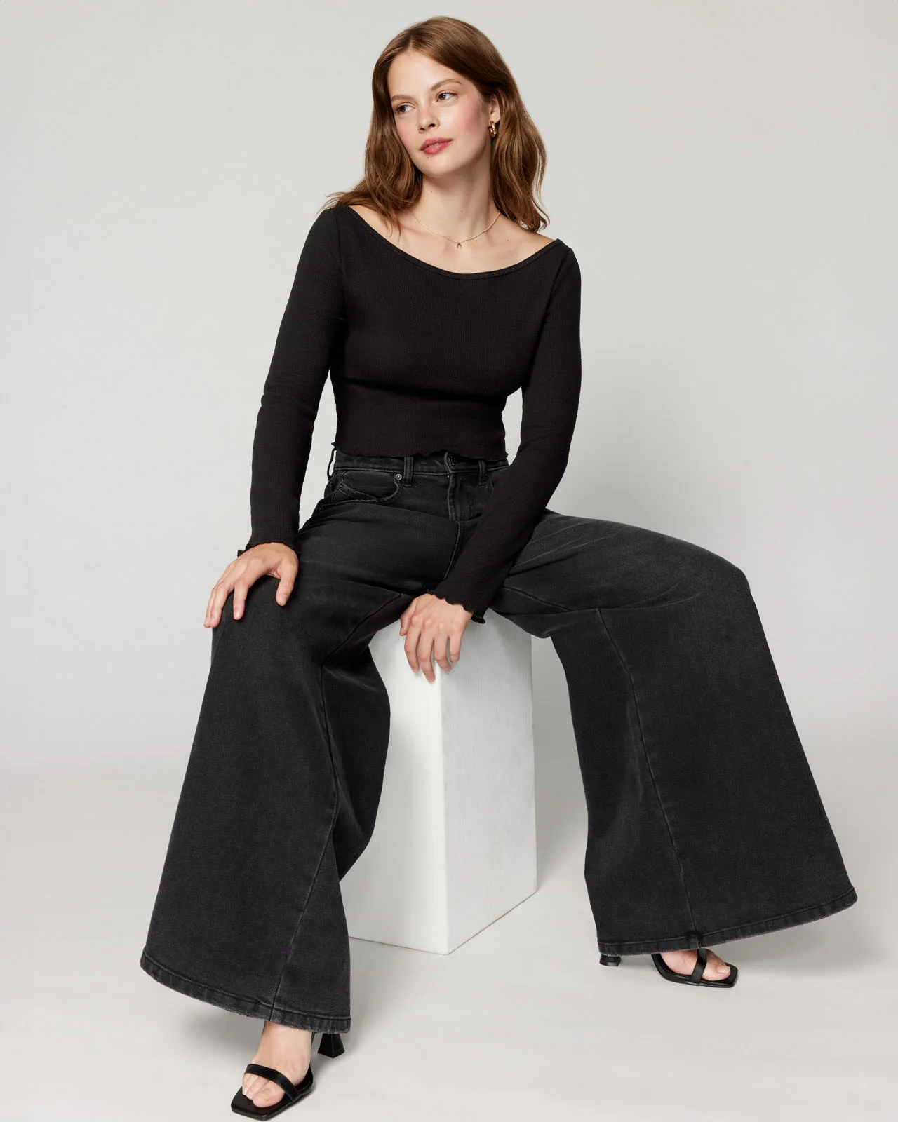 Micro Thermal Off-the-Shoulder Top - Image 8