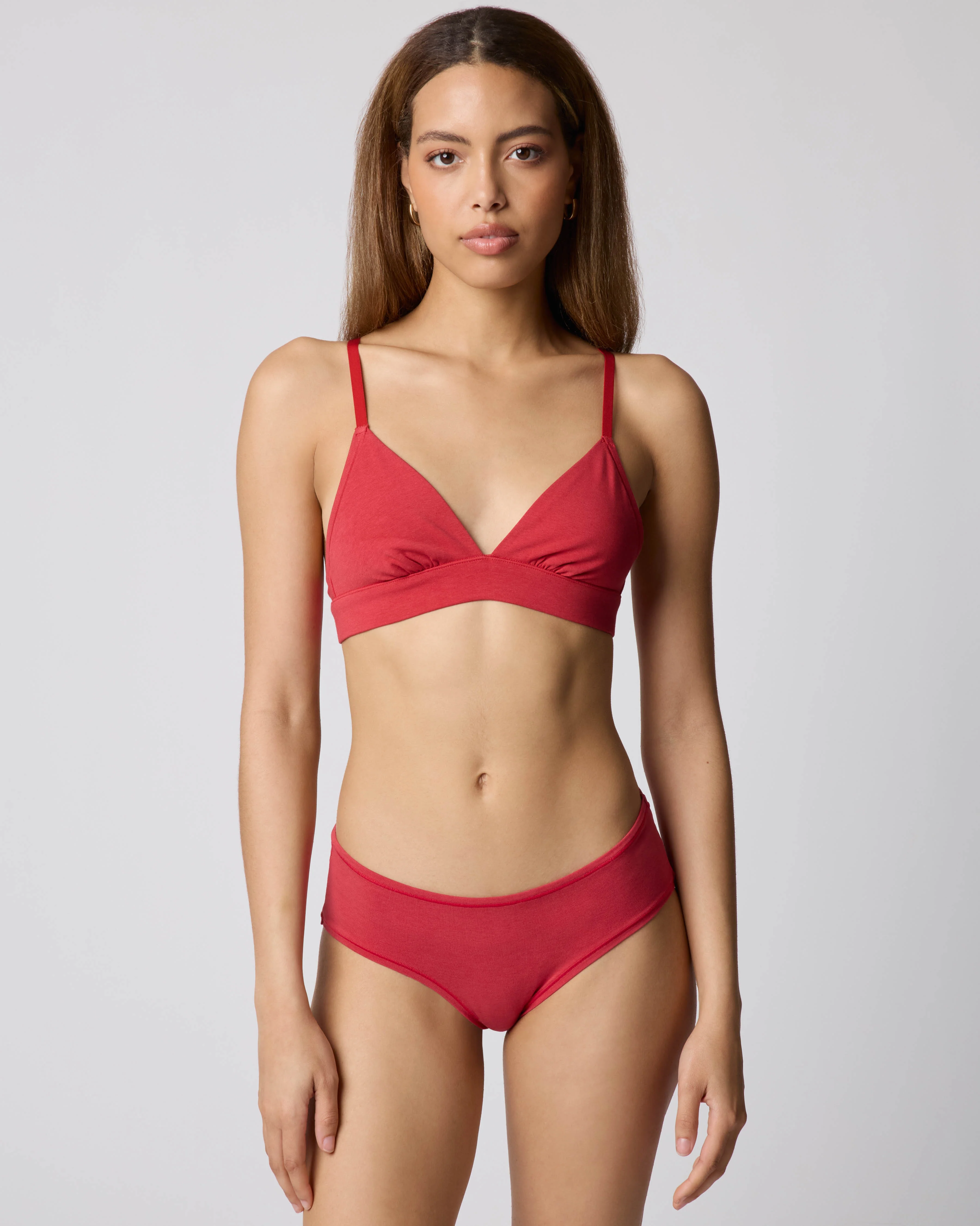 Softie Cotton Triangle Bralette - Image 50