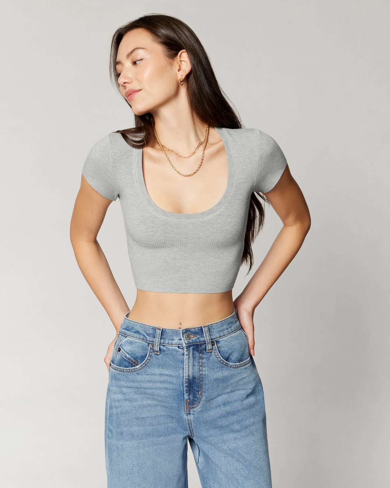 Softie Rib Crop Top - Image 12