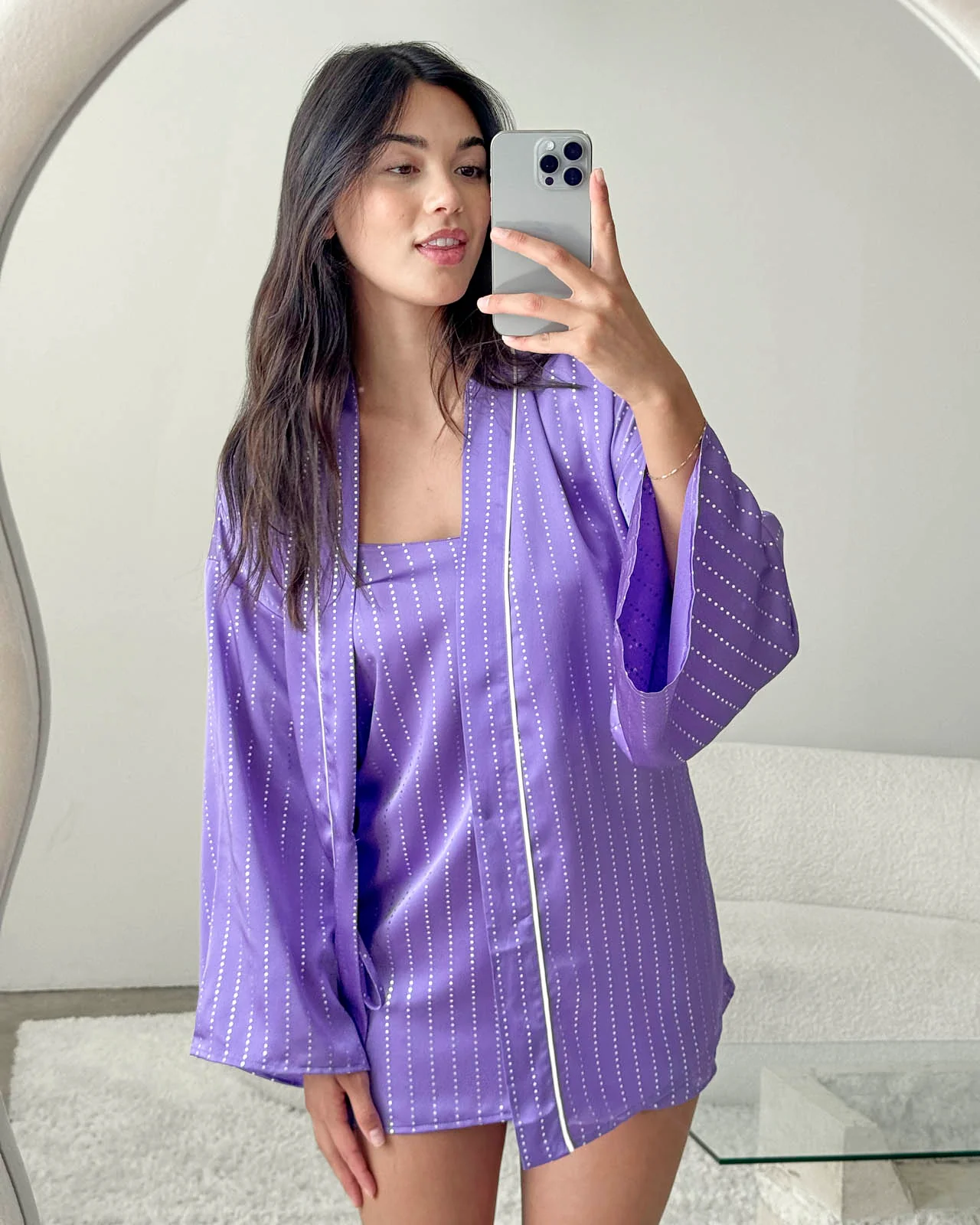 Stardust Satin Robe - Image 13