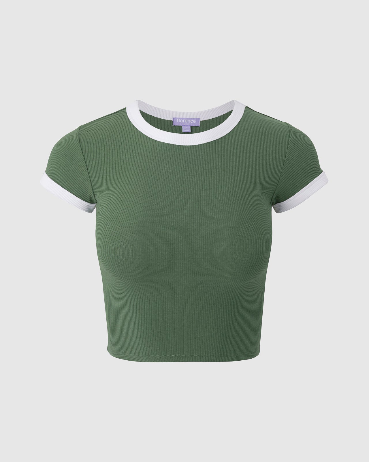 Sunburst Rib Crew Tee - Image 9