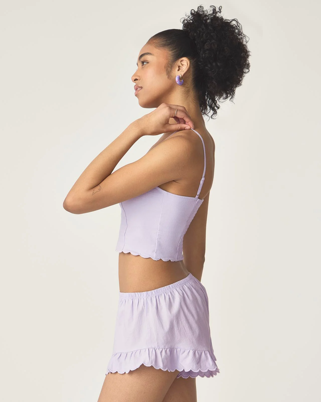 Sweet Solstice Scallop Crop Cami - Image 23