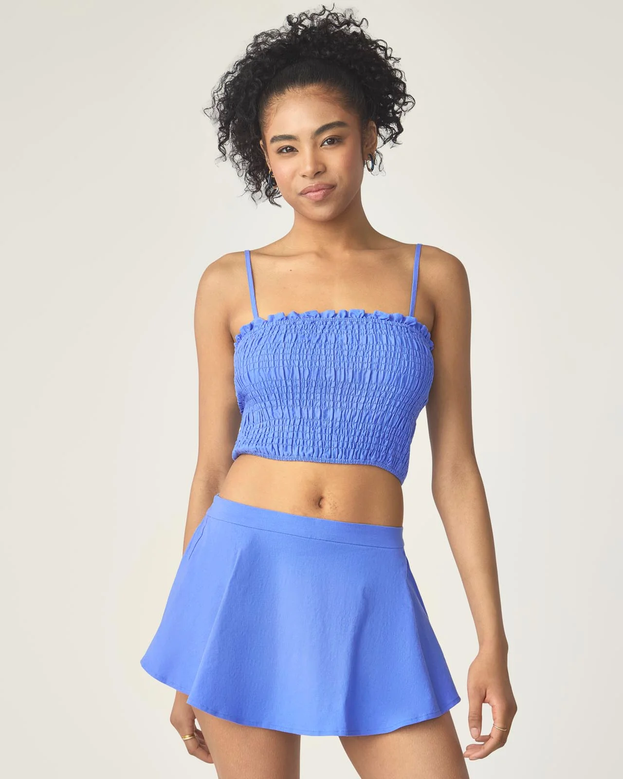 Sweet Solstice Smocked Crop Cami - Image 23