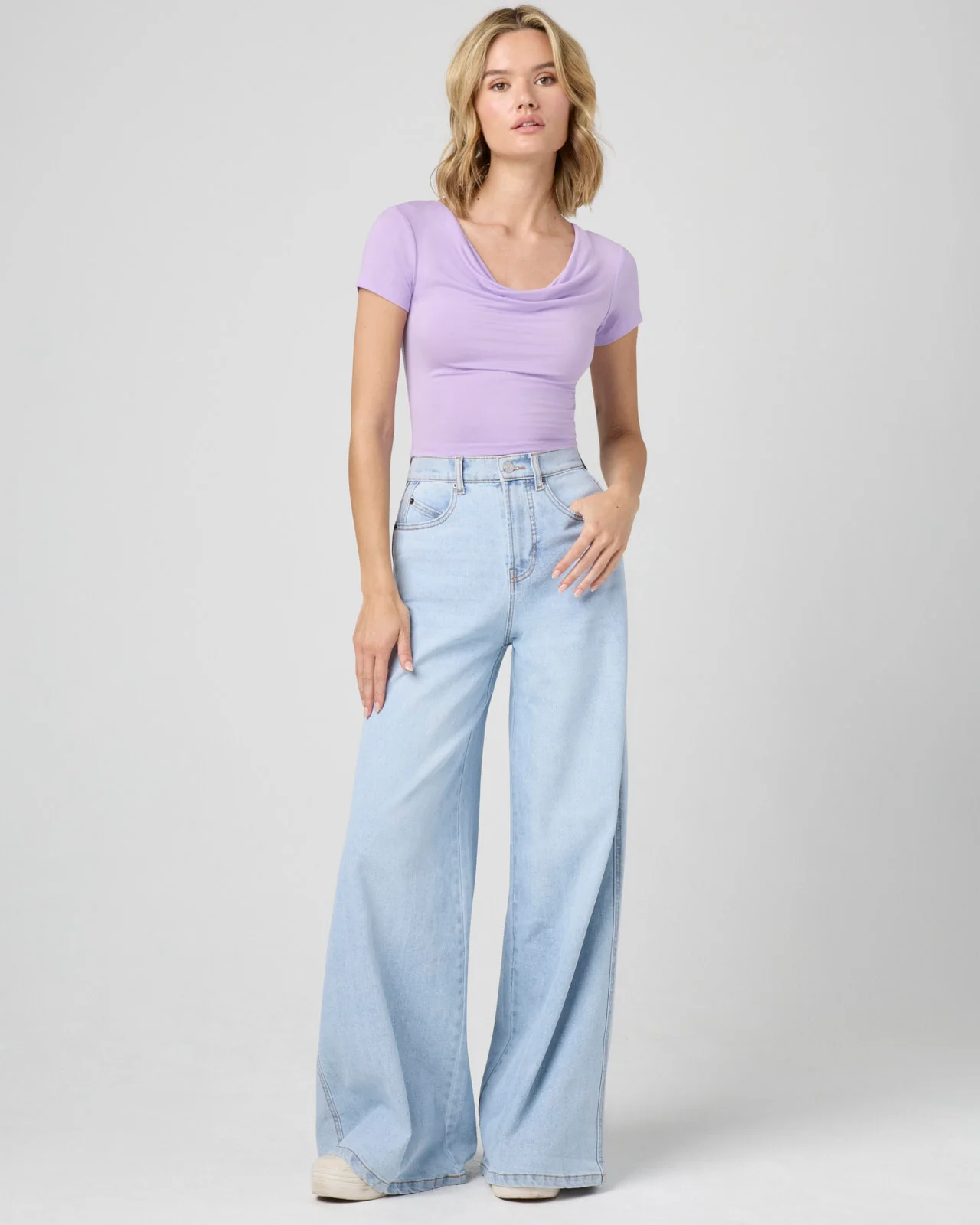 Total Softie Wide Leg Jean - Image 10